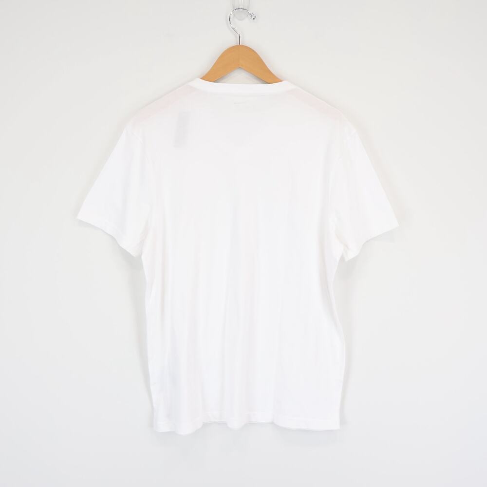 J.Crew Men's Broken-In Short Sleeve V-Neck T-Shirt White Size Large NWT - Picture 6 of 8